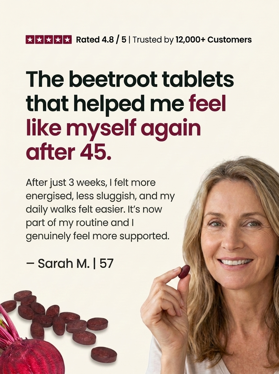 Support Healthy Circulation And Everyday Energy With Organic Beetroot (2040mg)