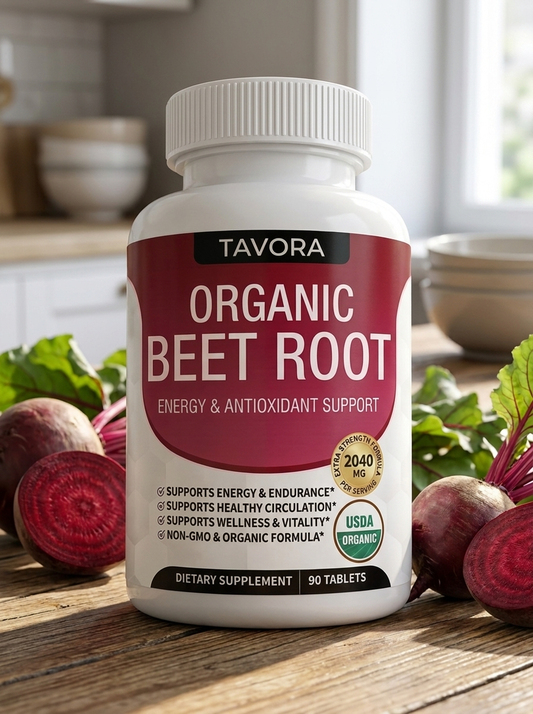 TAVORA Organic Beetroot Tablets (2040mg)